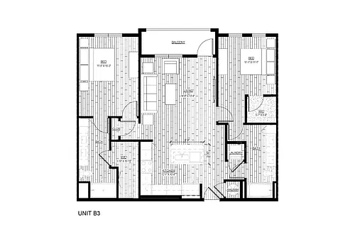 Floor plan B3
