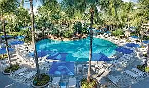 Resort pool at clubhouse with fitness center, restaurants an