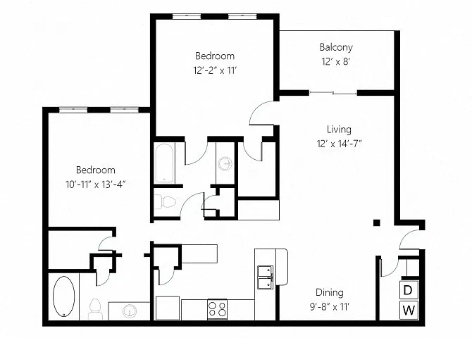 Floor plan B2