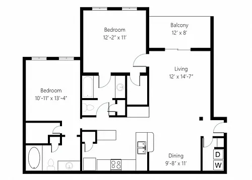 Floor plan B2