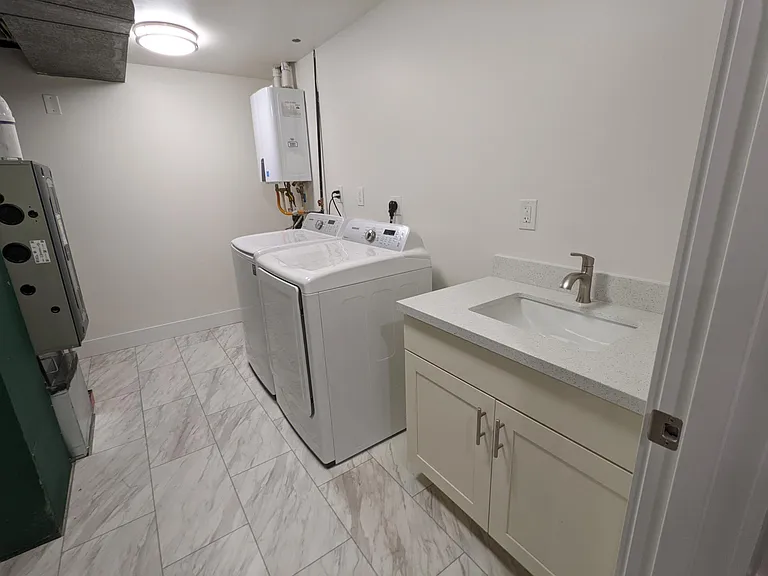 Laundry area.