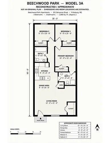 Floor plan 3 BR