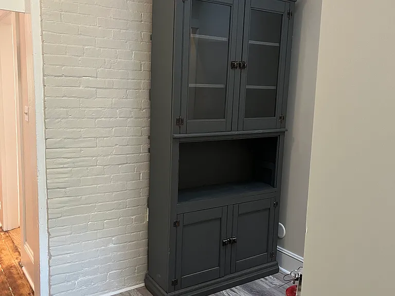 Storage and laundry area.