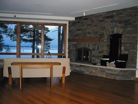 Fireplace in Great room