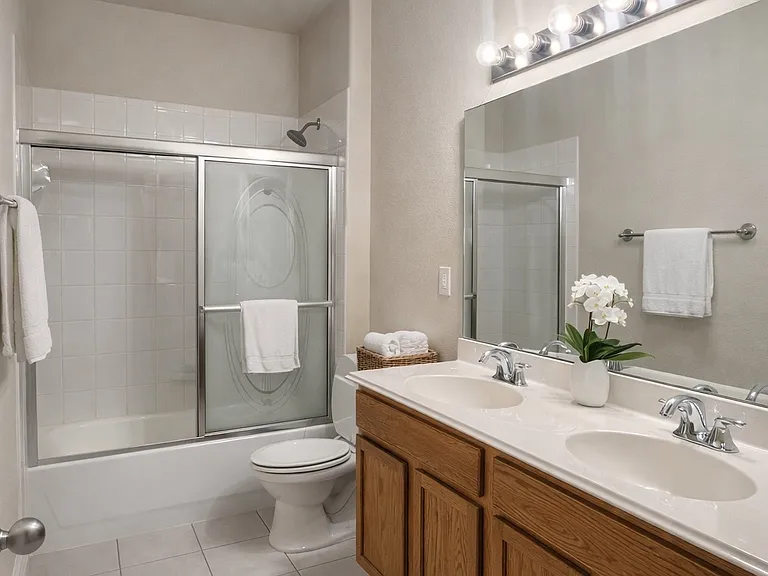 Secondary bathroom