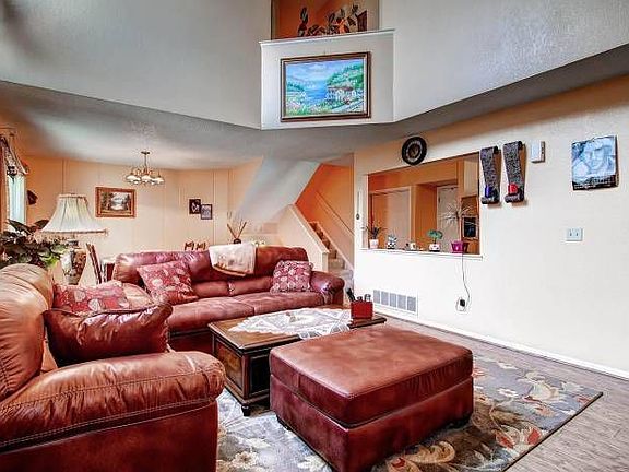 Living room with cutout