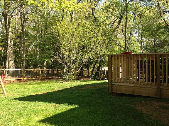 newly added attached deck