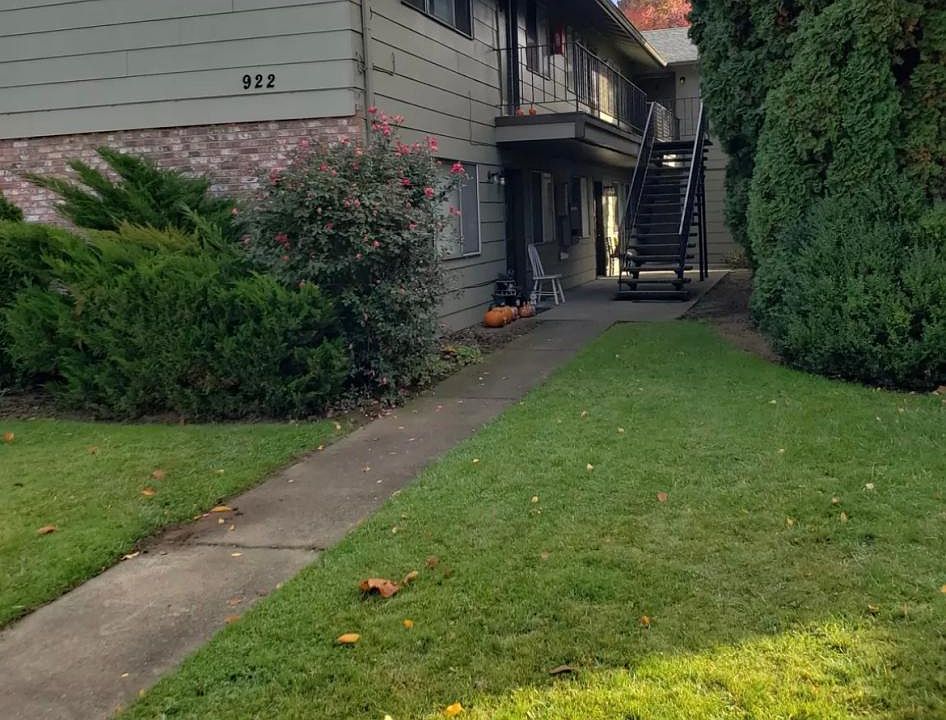 Front of the apartment