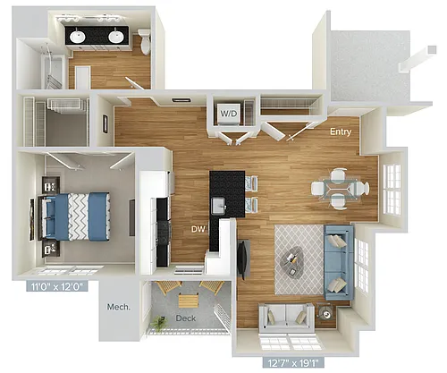 Floor plan A4A-847