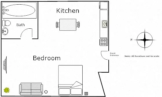 Floor plan Studio