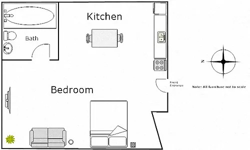 Floor plan Studio