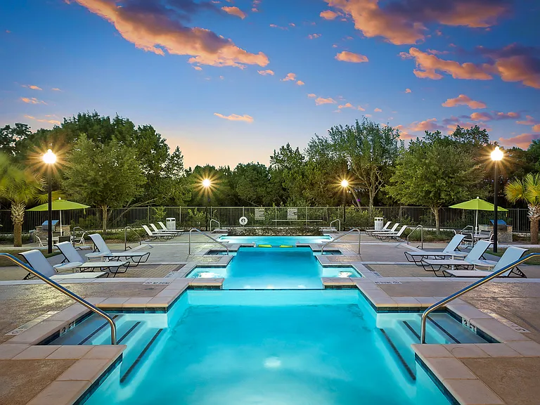 Pool at Dusk