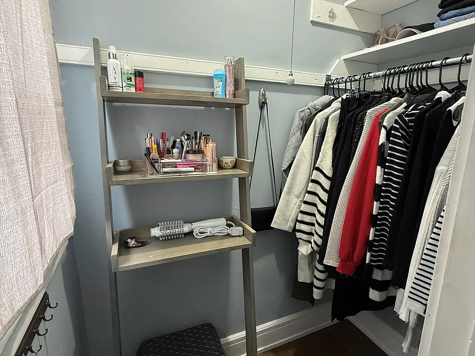Closet in bedroom