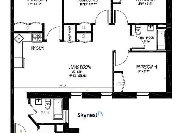 2nd image of 61 W 106th St APT 1C