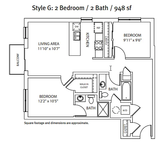 Floor plan G