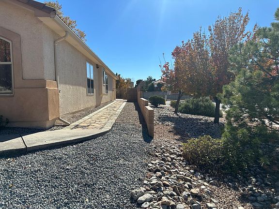 West side of home