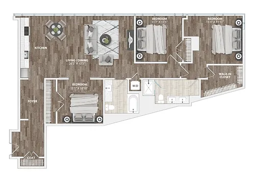 Floor plan C1B