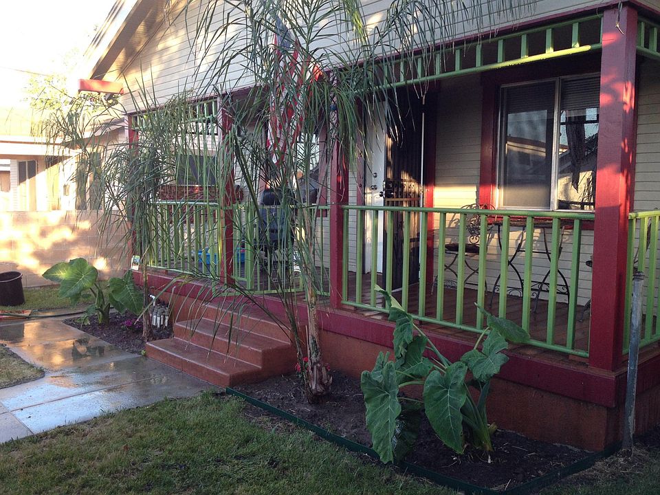 front yard and porch