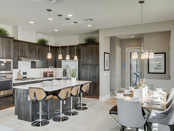Ample cabinet space in kitchen