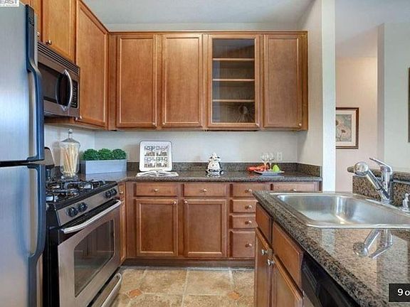 Kitchen with granite counter tops