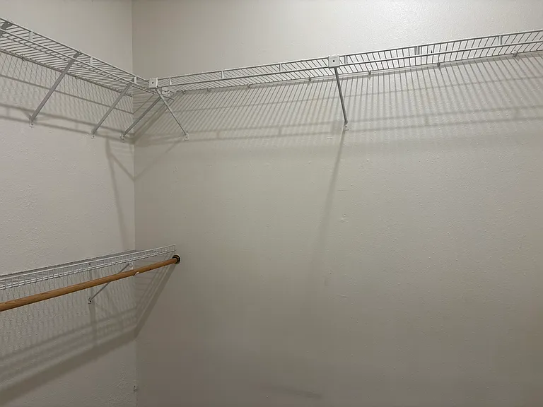 Master walk-in closet