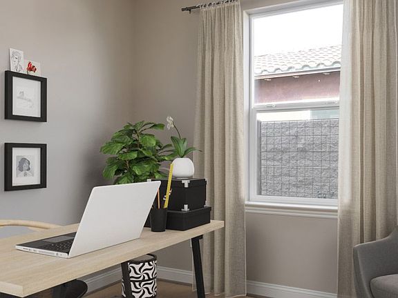 Solvang Virtually Staged Den