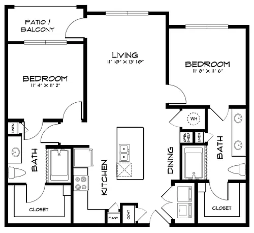 Floor plan B1