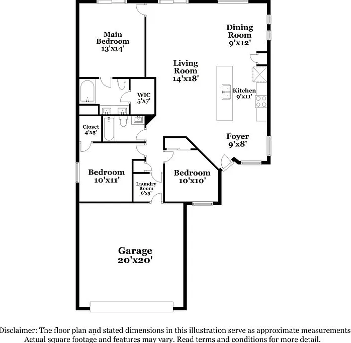 3 bed, 2.0 bath, 1410 sqft, $2,055 — Photo 2