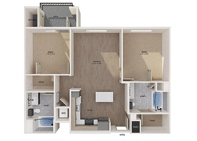 Floor plan B1