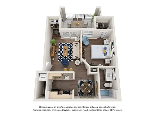 Floor plan Cosmopolitan