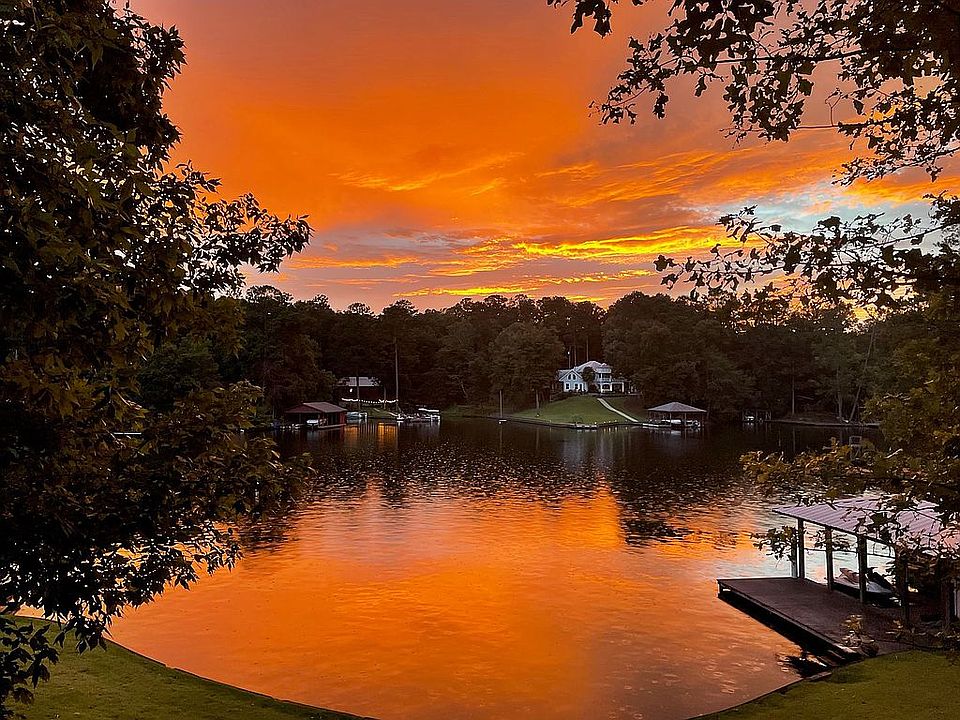 Sunset view from the porch