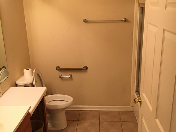 Bathroom from hallway.