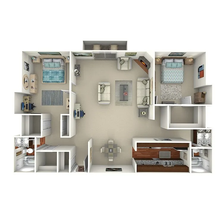 Floor plan 2BI