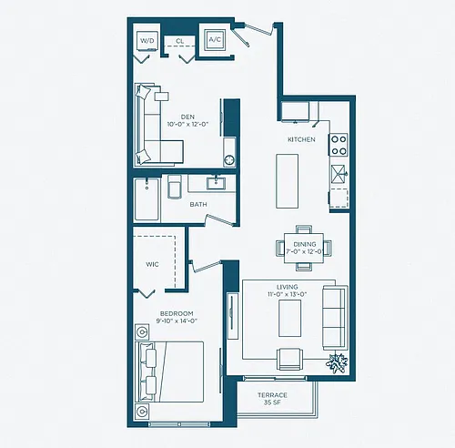 Floor plan Esplanade - South Tower
