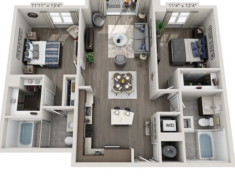 Sofia Coral Gables - C4 - 2 Beds - 2 Baths - 1168 Sq. ft.