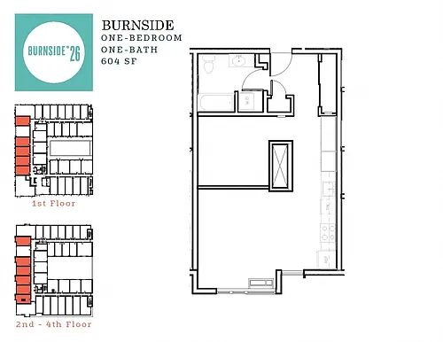 Floor plan Burnside Premium