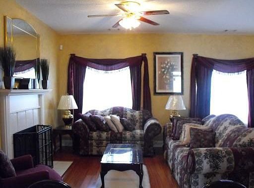 Open floor plan with formal living room