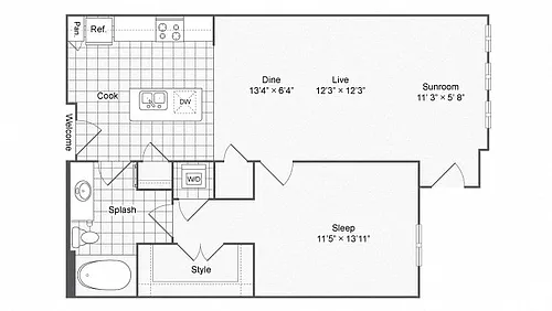Floor plan A7
