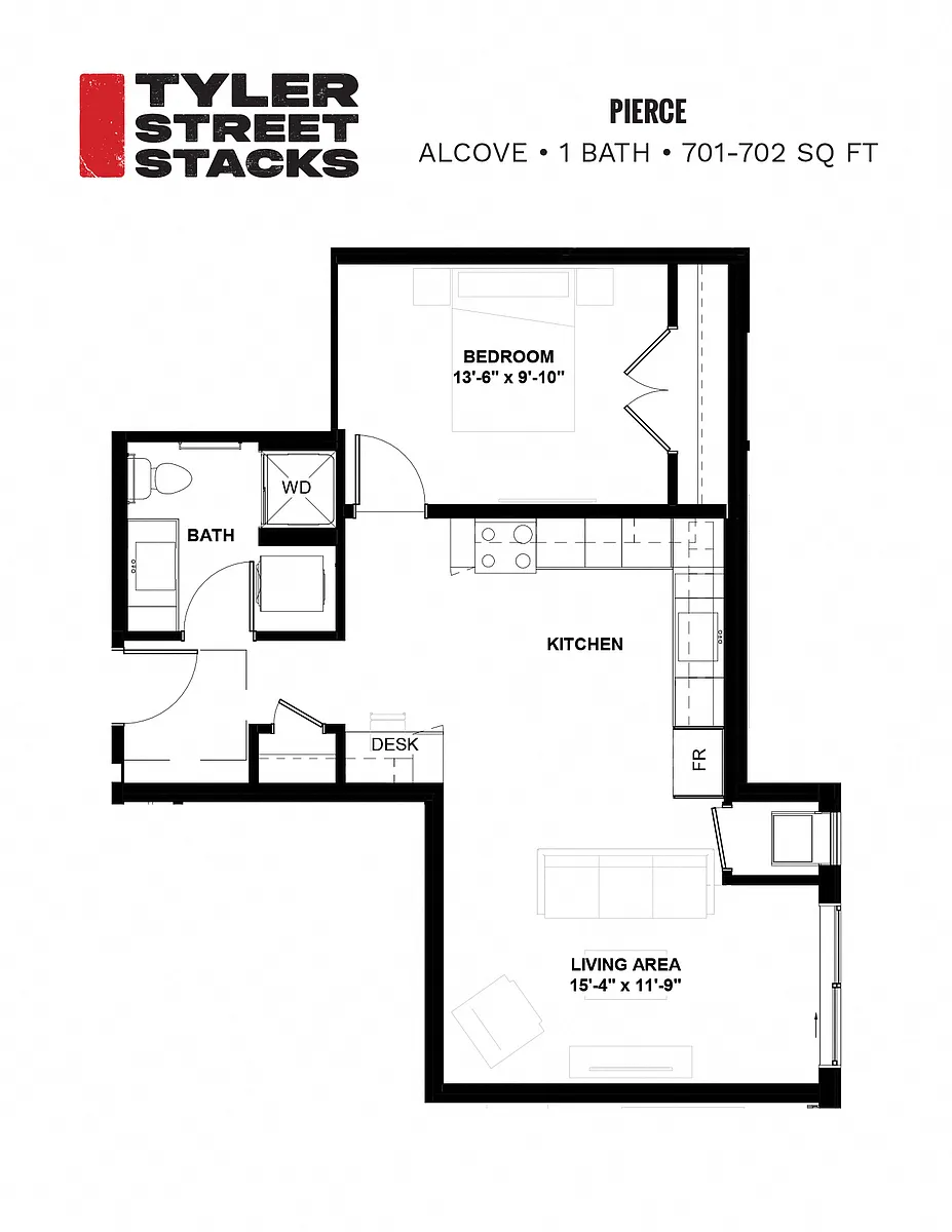 Floor plan Pierce
