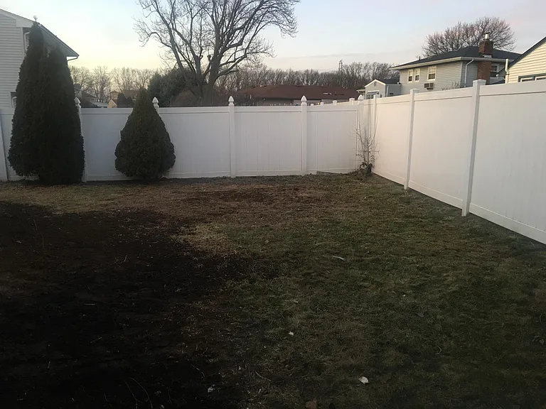 Large backyard