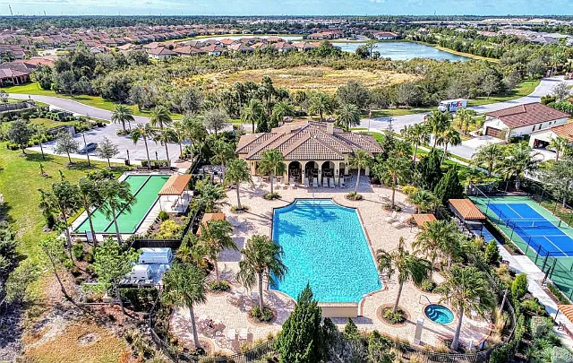 Aerial of the Community Pool