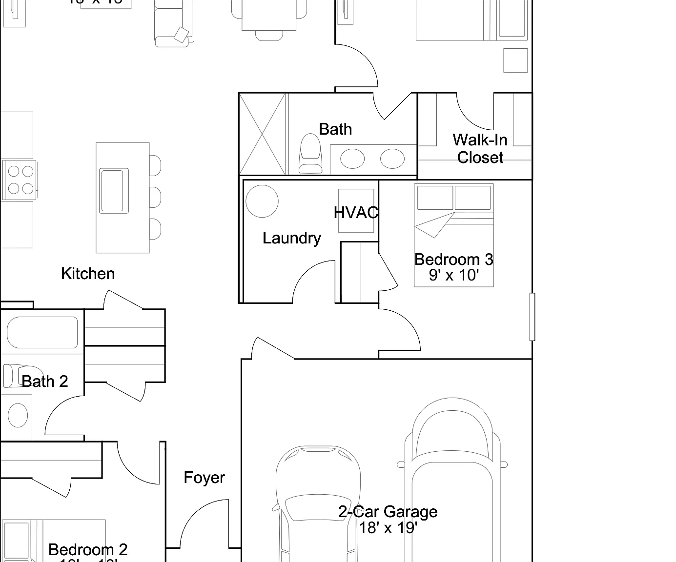 3 bed, 2.0 bath, 1274 sqft, $1,945 — Photo 2