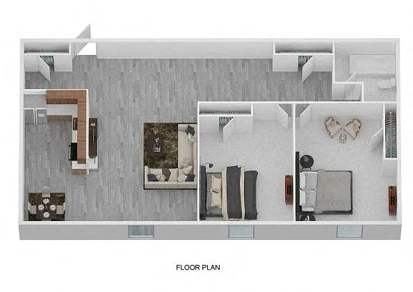 Floor plan 2 Bedroom
