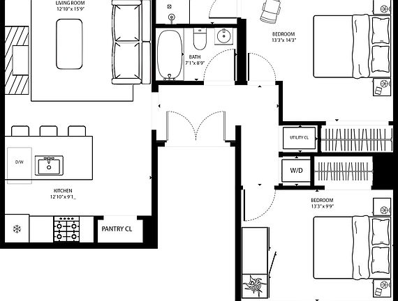 5th image of 1703 Green St APT 4