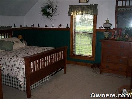 Master bedroom (has beautiful french doors)