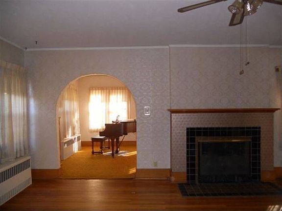fireplace & den