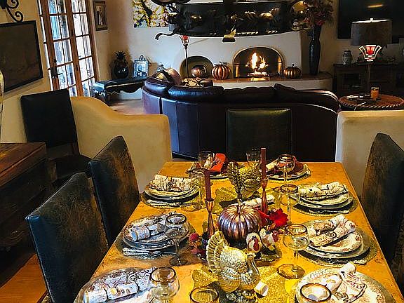Dining and living room