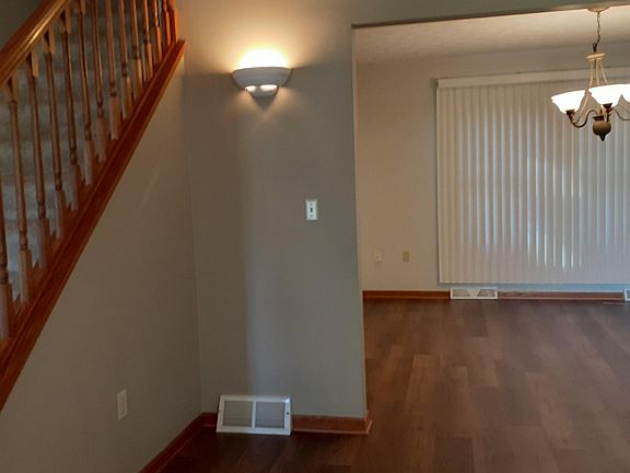 living room and dining room with new LVP