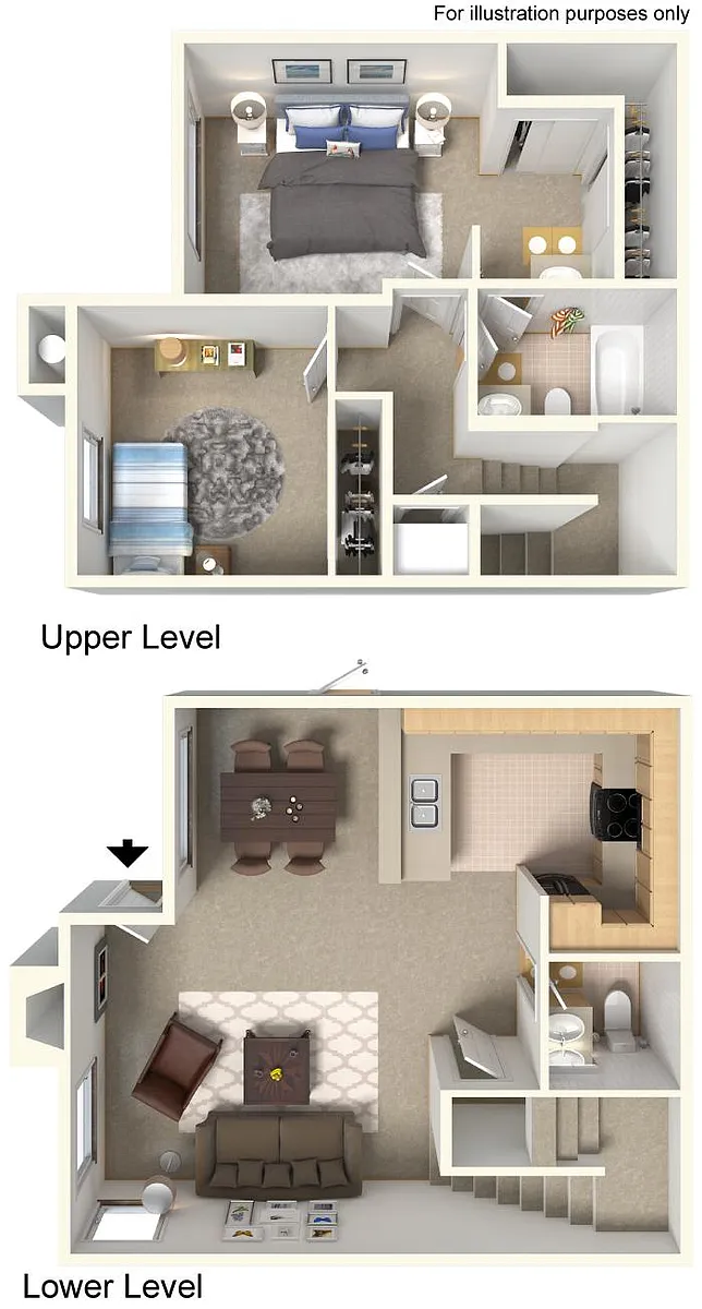 Floor plan Beechwood - Townhome
