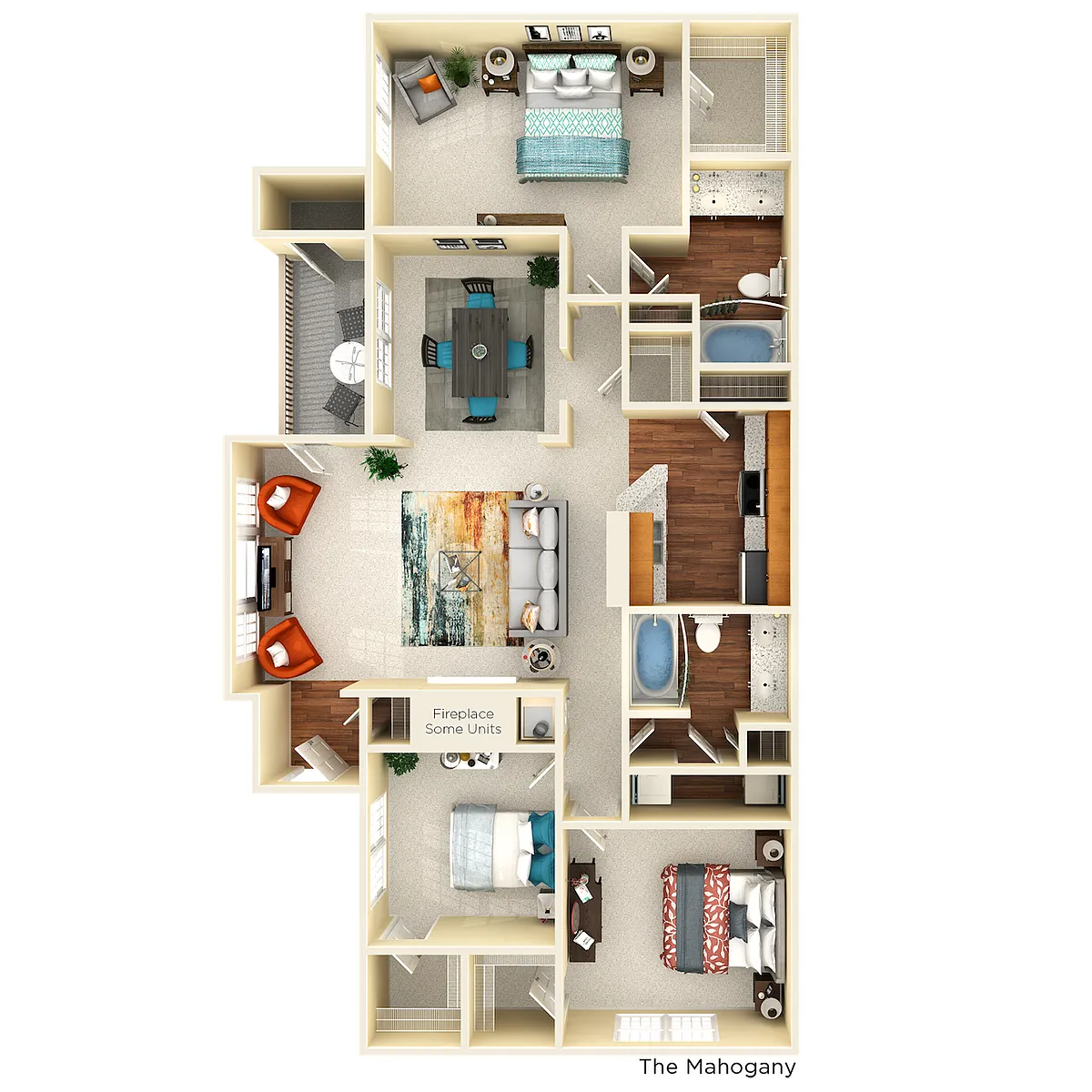 Floor plan C2 Mahogany